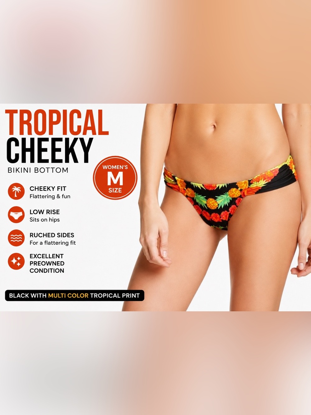Mara Hoffman Tropical Garland Bikini Bottoms